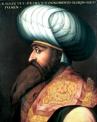 ALLORI  Cristofano Portrait of Bayezid I oil painting picture